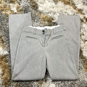 Maurices Straight Leg Dressy Pant in Gray Small Short